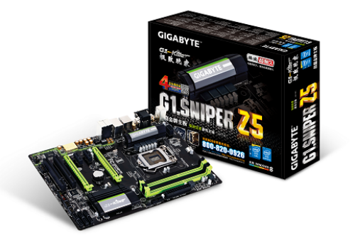 技嘉发布G1.Sniper Z5主板，进一步拓展G1游戏产品线